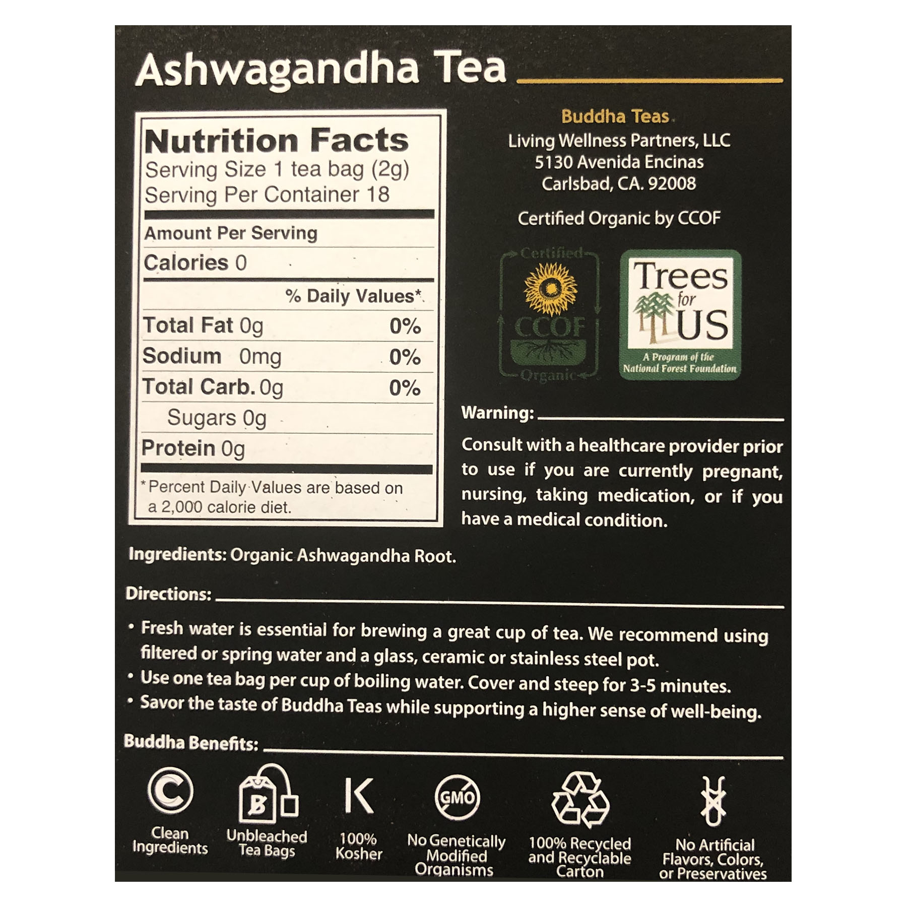 Buddha Ashwagandha Tea